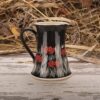 Ръчно изработена керамична кана от дизайн "Черен Мак"