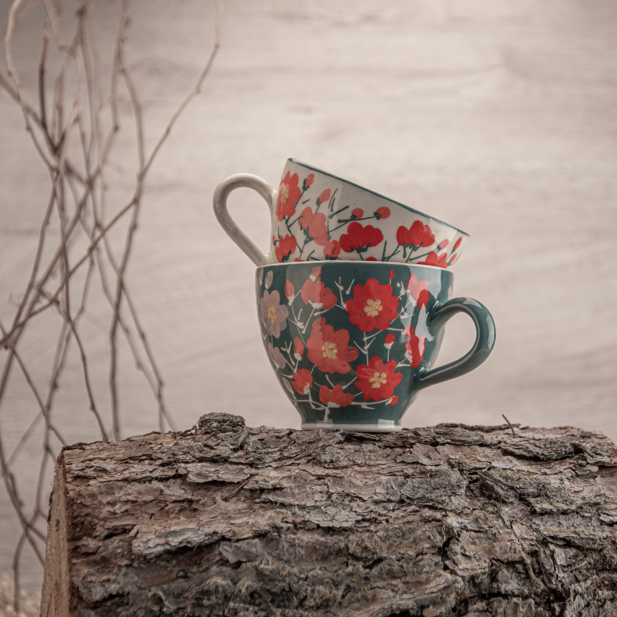 Tea_Chasha_Cosmos_8 Ръчно изработена керамична чаша за кафе от дизайн "Космос"